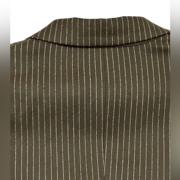 Theory Brown Pinstriped Blazer size Small - Picture 4 of 10